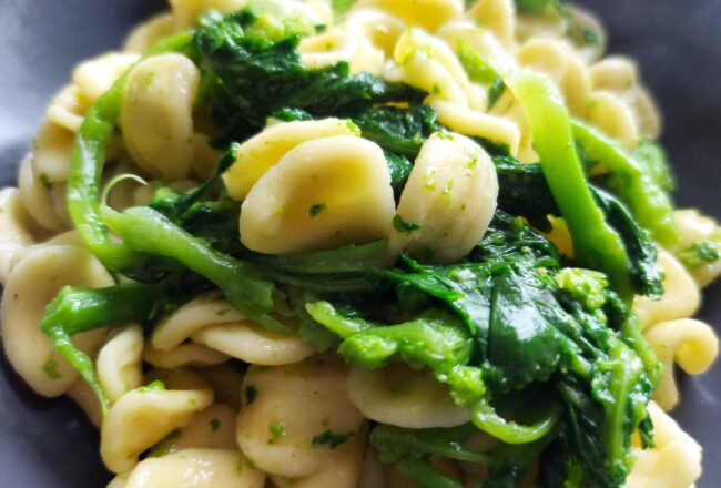 Orecchiette with broccoli rabe